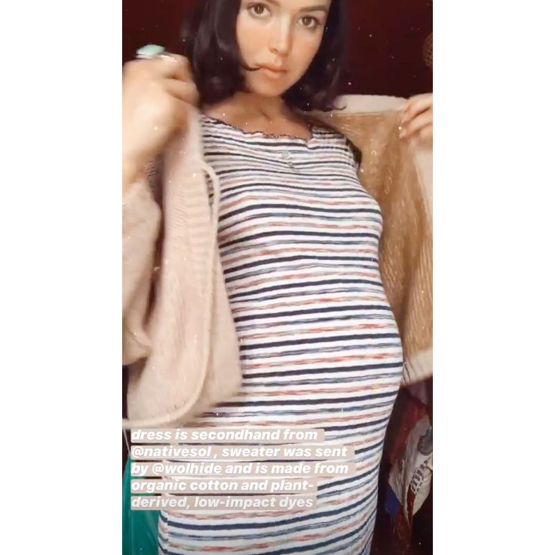 Bekah Martinez Baby Bump March 2020 Maternity Look