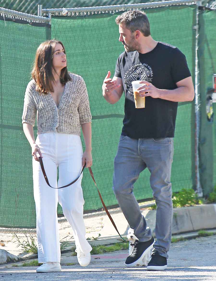 Ben Affleck Steps Out With Ana de Armas and Her Dog in L.A.