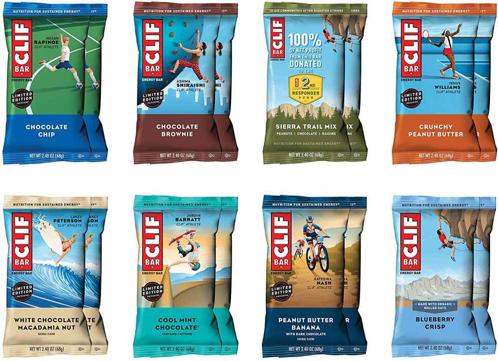 CLIF BAR - Energy Bars - Best Sellers Variety Pack