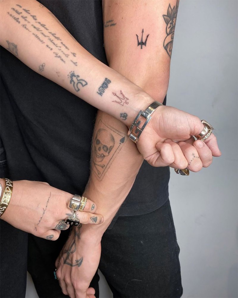 Celeb Couples With Matching Tattoos - Miley Cyrus and Cody Simpson