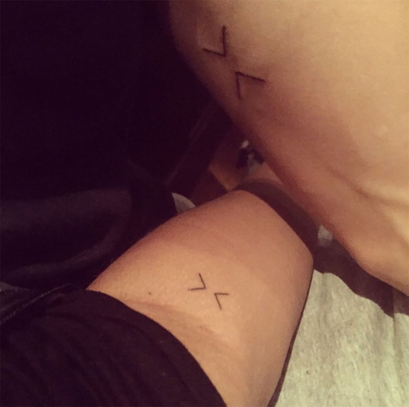 Celeb Couples With Matching Tattoos - Steph and Ayesha Curry