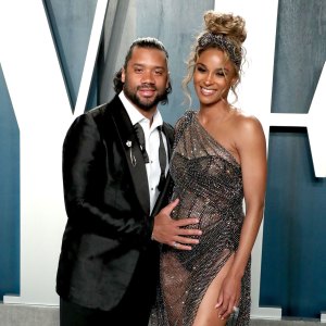 Ciara and Russell Wilson Post TikTok Video With Their Kids Vanity Fair Oscar Party