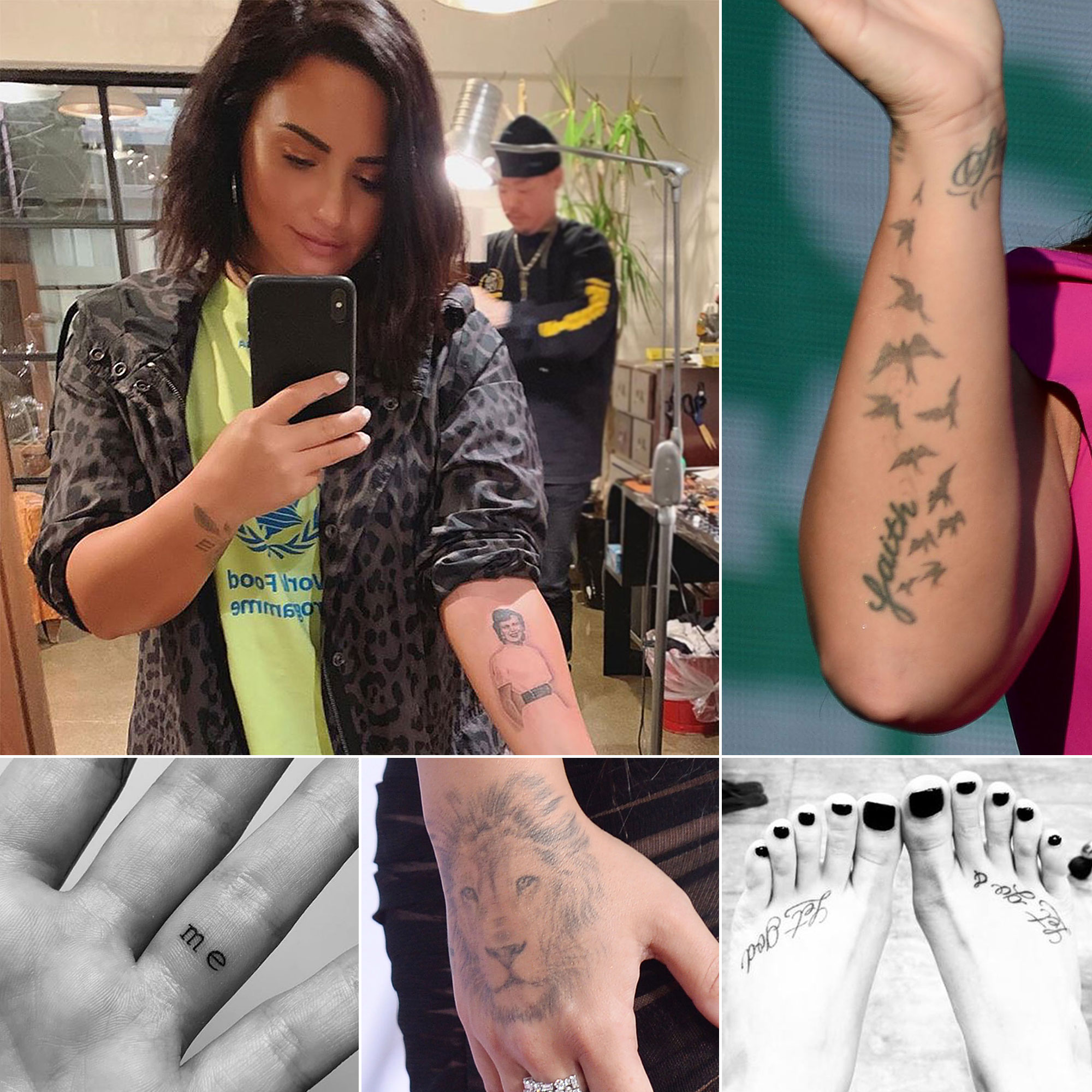 Demi Lovato's Tattoos: Locations, Details, Meanings