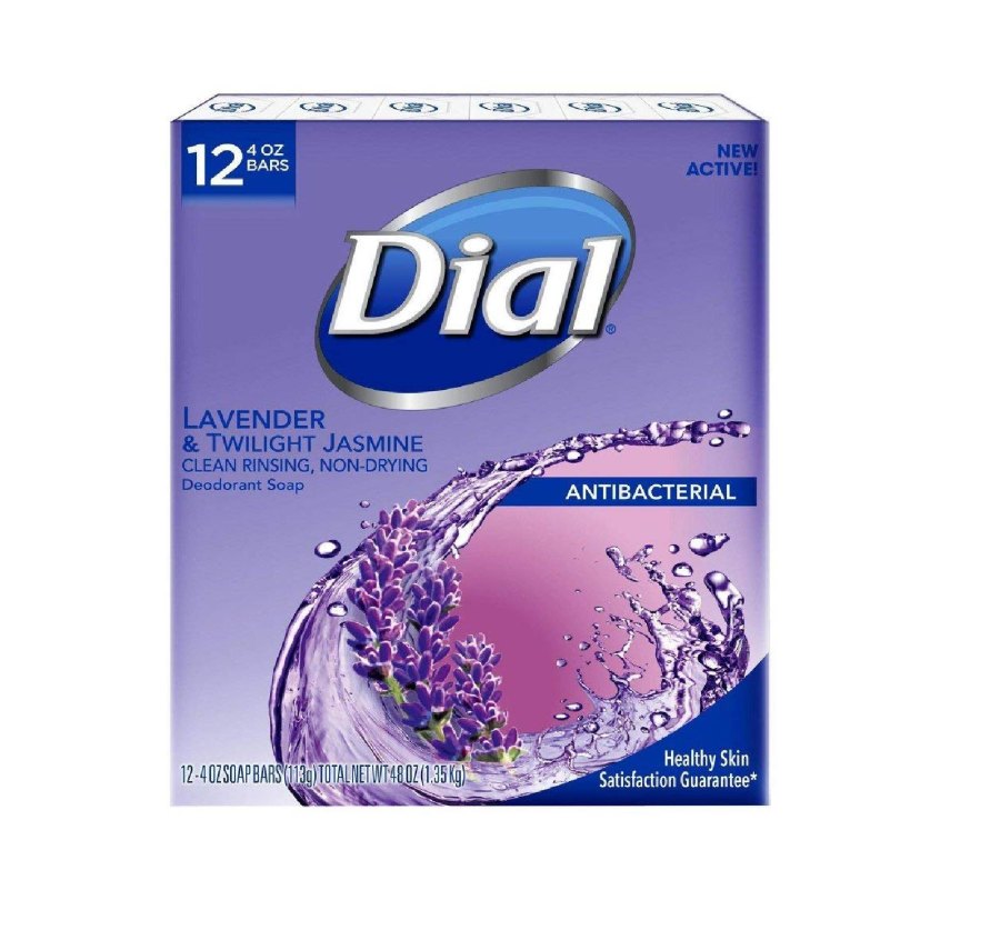 Dial Lavender And Twilight Jasmine Bar Soap, 12 Count
