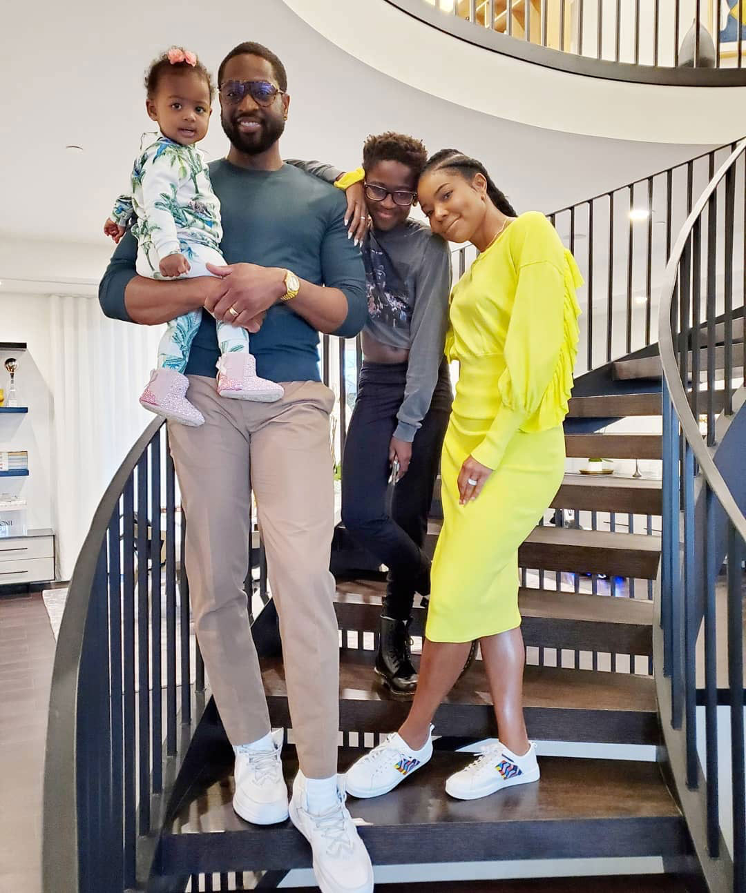 Dwyane Wade, Gabrielle Union and Their Kids Support Zaya at Performance
