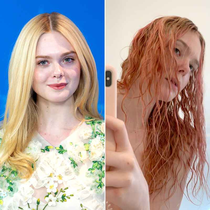 Elle Fanning Tries a New Hair Color During Self-Quarantine