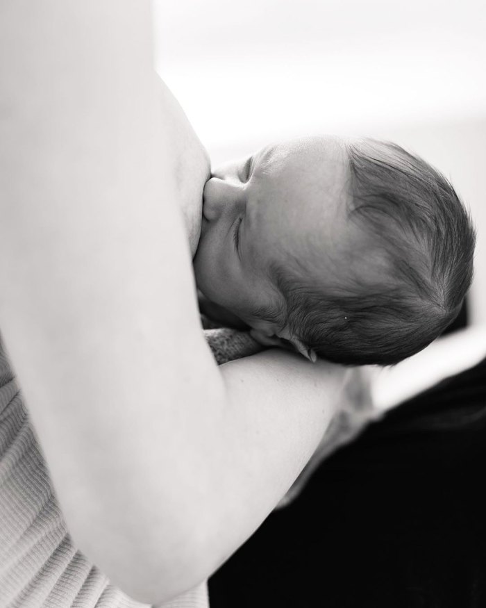 Eva Amurri Shares Breastfeeding Photo With Newborn Son