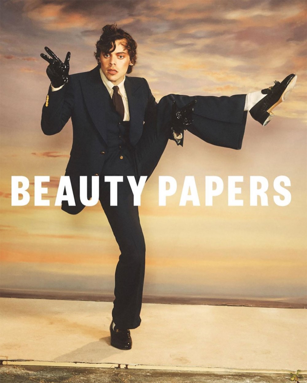 Harry Styles Beauty Papers Magazine Covers