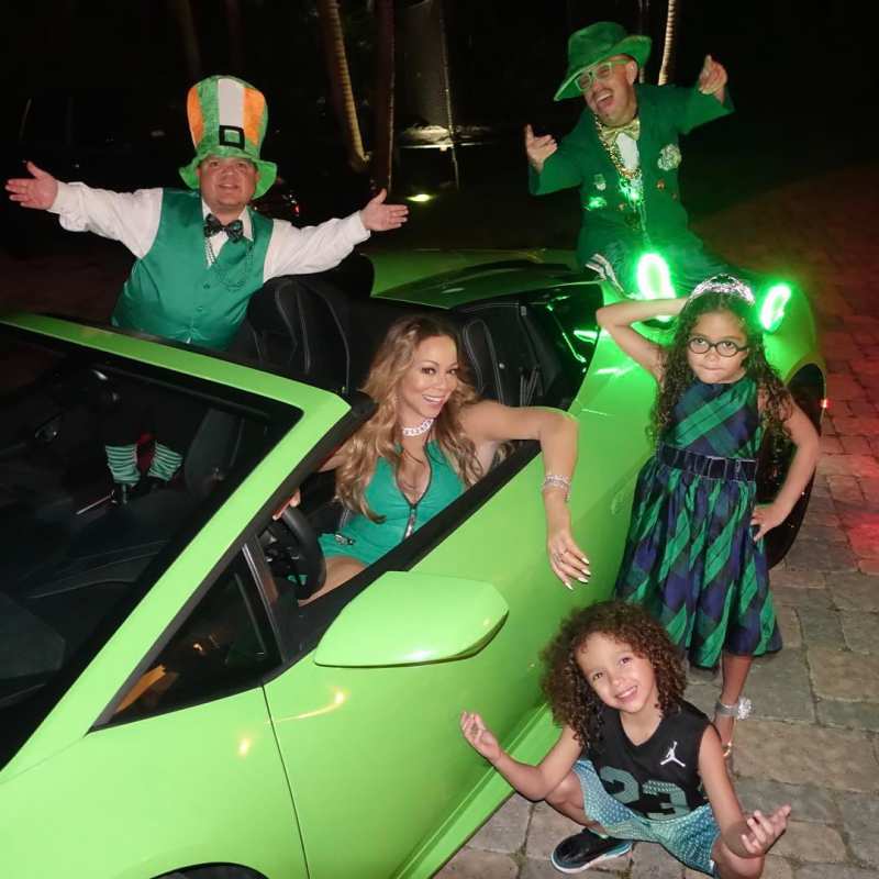 Mariah Carey How Stars Have Celebrated St. Patty's Through the Years