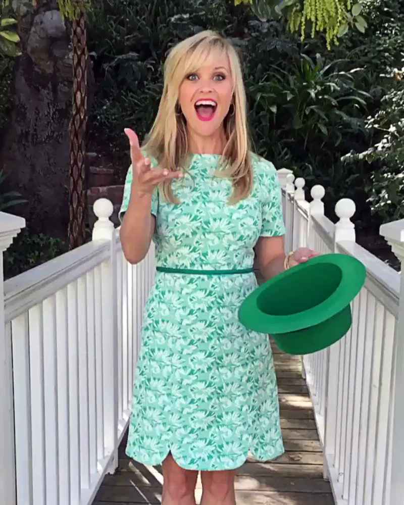 Reese Witherspoon How Stars Have Celebrated St. Patty's Through the Years