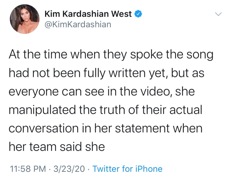 Kim Kardashian's Tweets