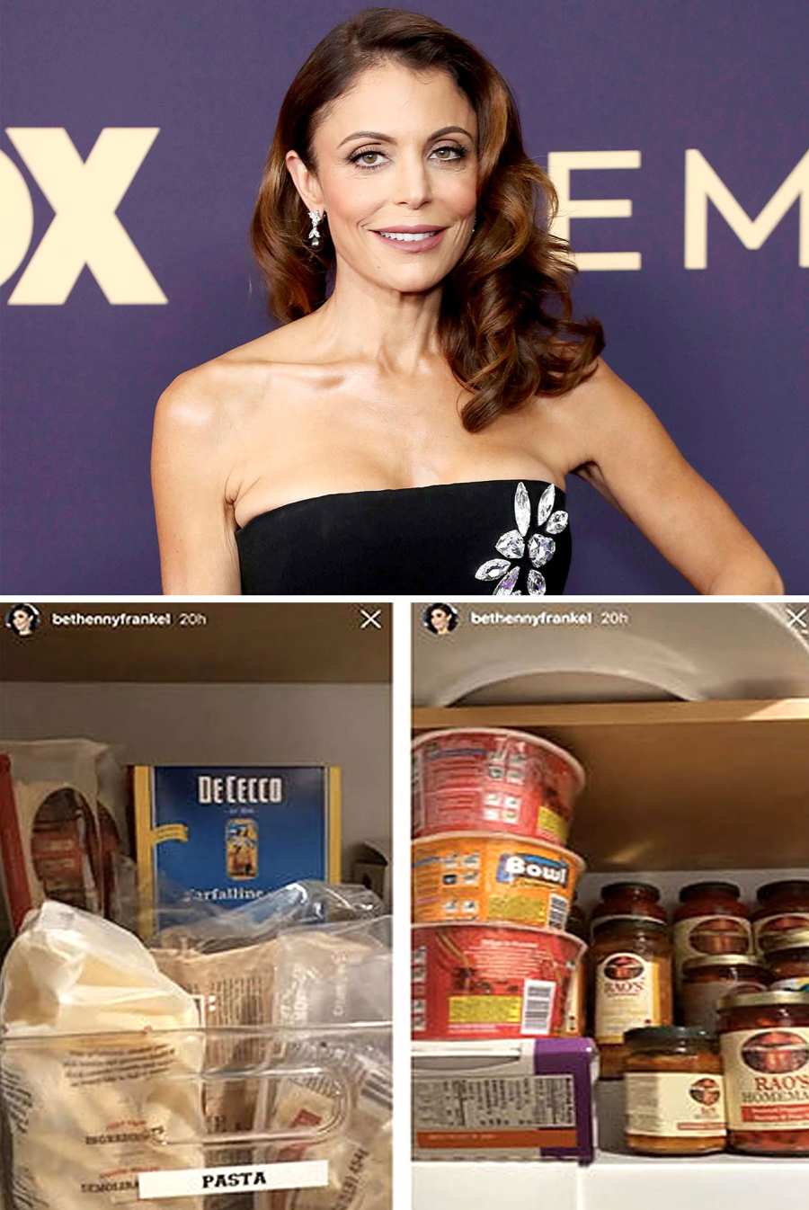 Inside Stars Meticulously Organized Fridges and Pantries Bethenny Frankel