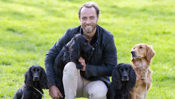 James Middleton Dines With His Beloved Dogs While Social Distancing Amid the Coronavirus Outbreak