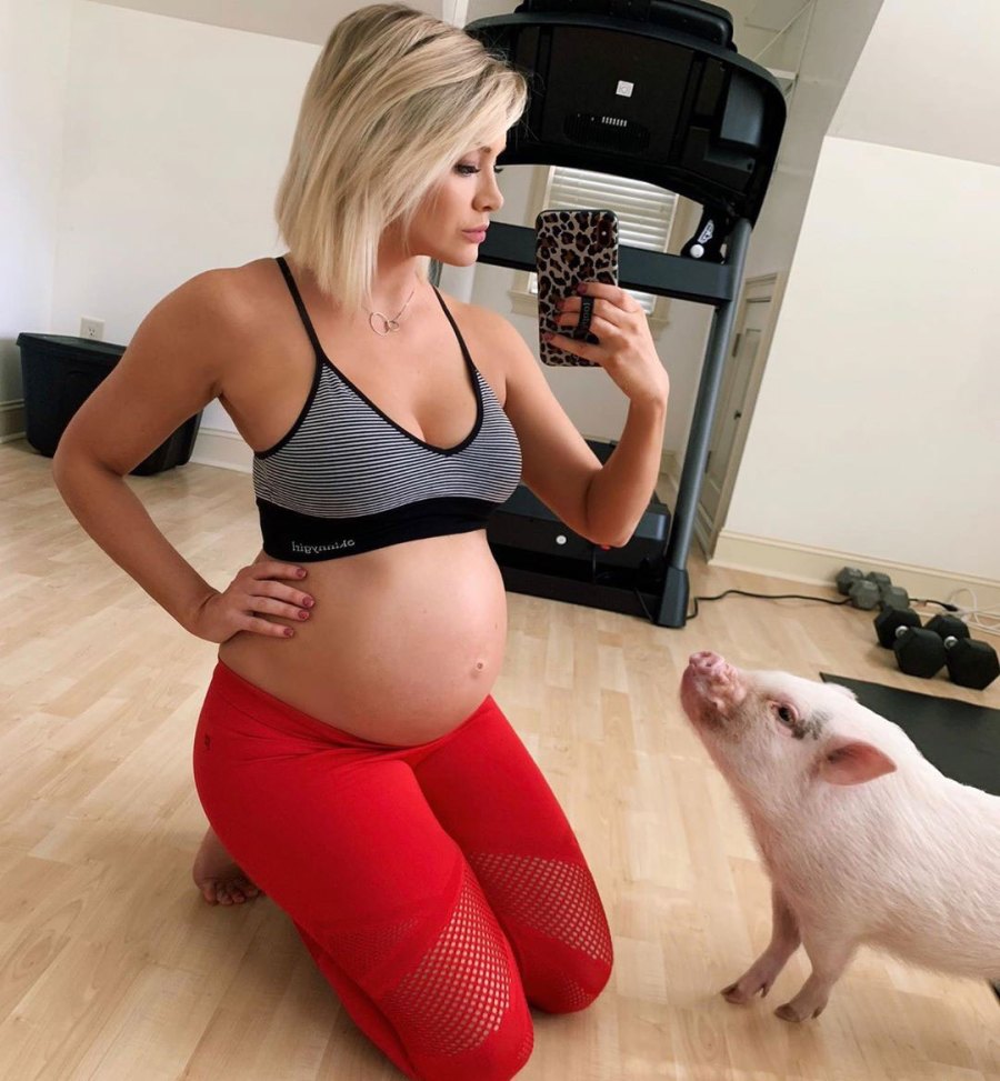 Jenna Cooper Instagram Momma’s Little Workout Buddy