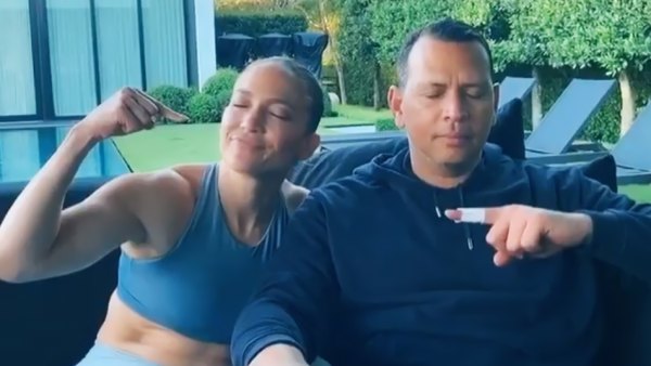 Jennifer Lopez Alex Rodriguez Take a Quarantine Couples Challenge