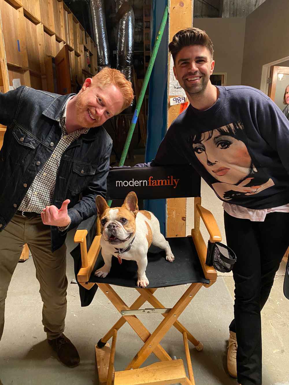 Jesse Tyler Ferguson Honors Modern Family French Bulldog
