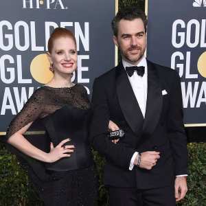 Jessica Chastain and Gian Luca New Child