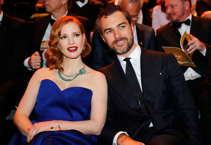 Jessica Chastain and Gian Luca New Child