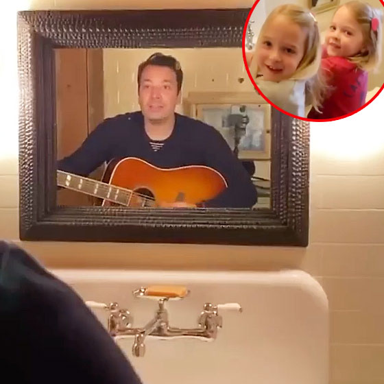 Jimmy Fallon Sings Catchy Wash Your Hands Song to Daughters Winnie and Frances Amid Coronavirus