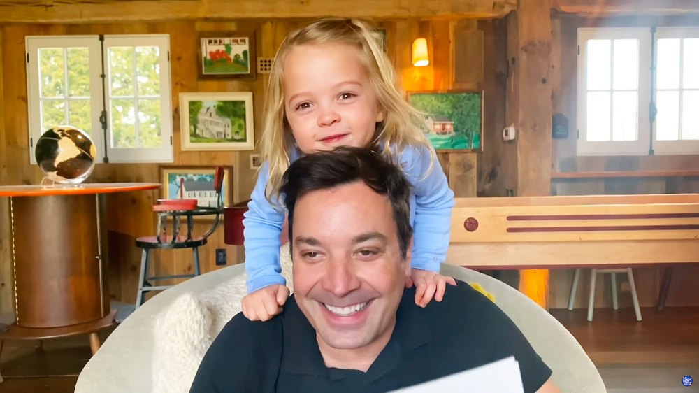 Jimmy Fallons Daughters Adorably Crash Tonight Show Monologue During Self-Quarantine