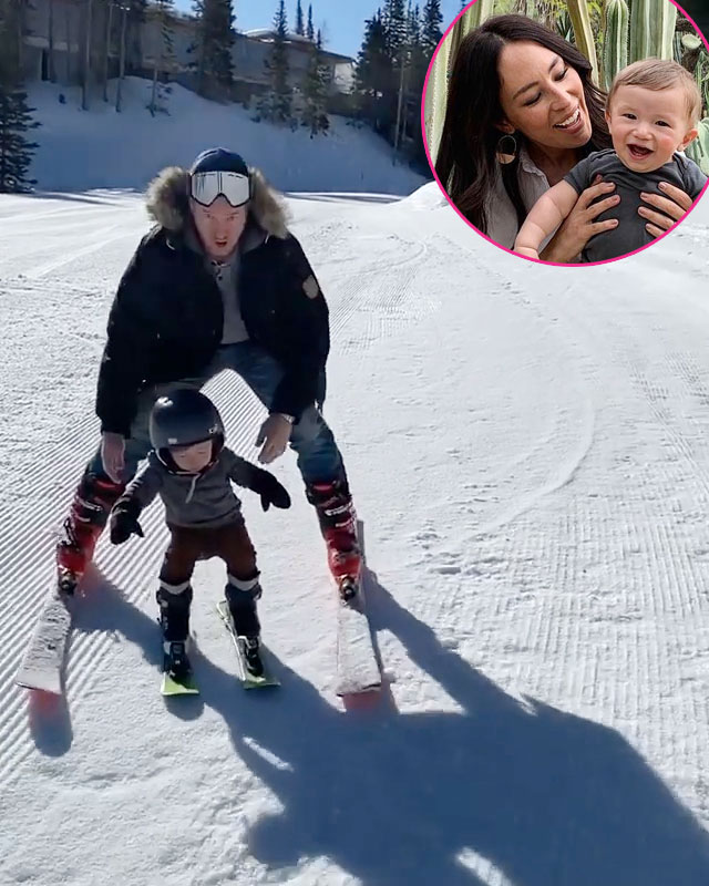 Joanna Gaines and Chip Gaines Son Crew Learns to Ski