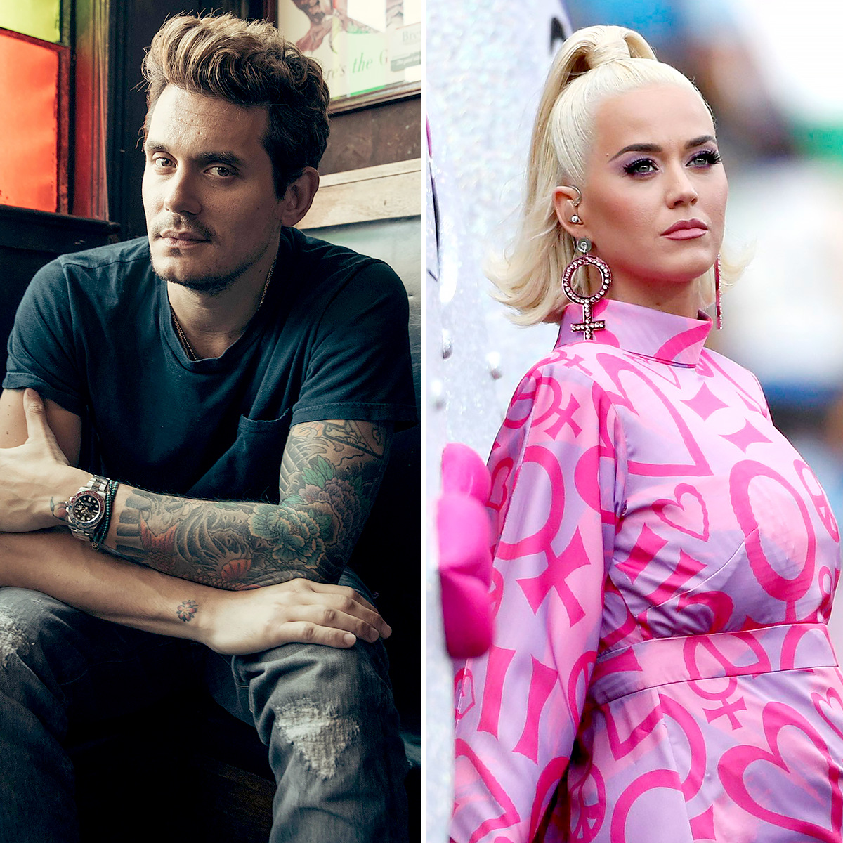 Katy Perry Reunites with John Mayer Gets Super Bowl Tattoo  Entertainment  Tonight