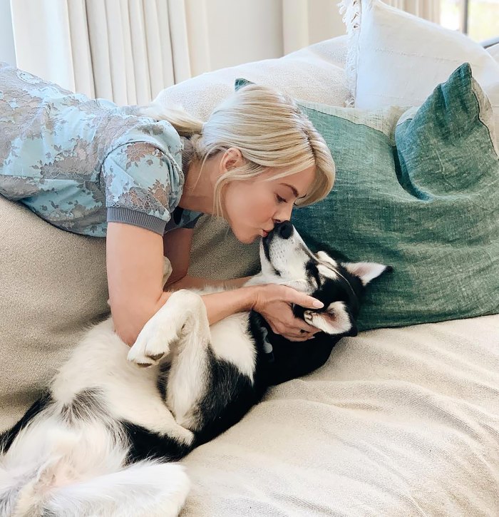 Julianne Hough and More Stars Bond With Their Pets During Coronavirus Quarantine