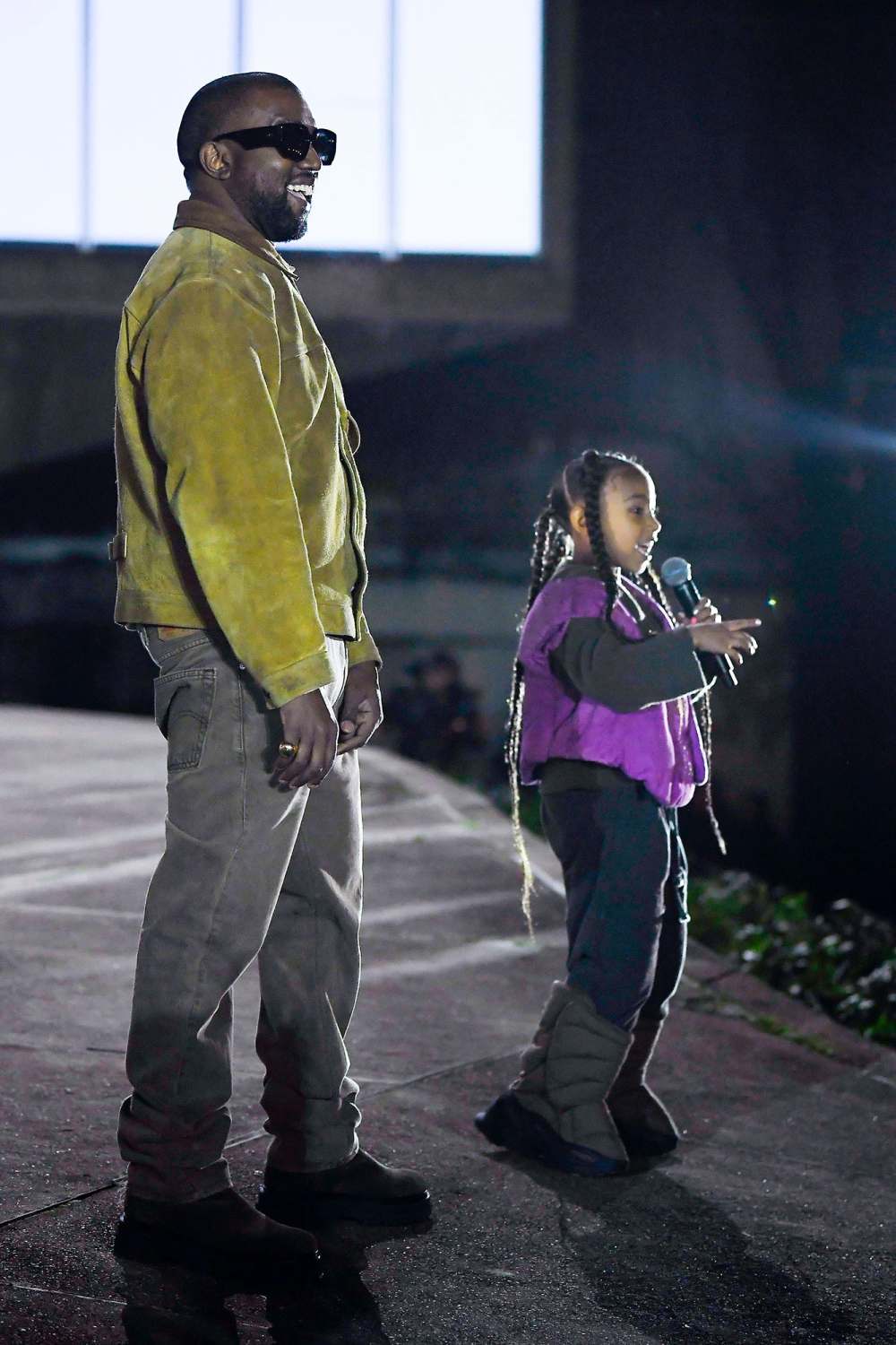 Kanye West and North West Kim Kardashian Responds to Claim That North West Copied Viral Star ZaZa With Yeezy Performance
