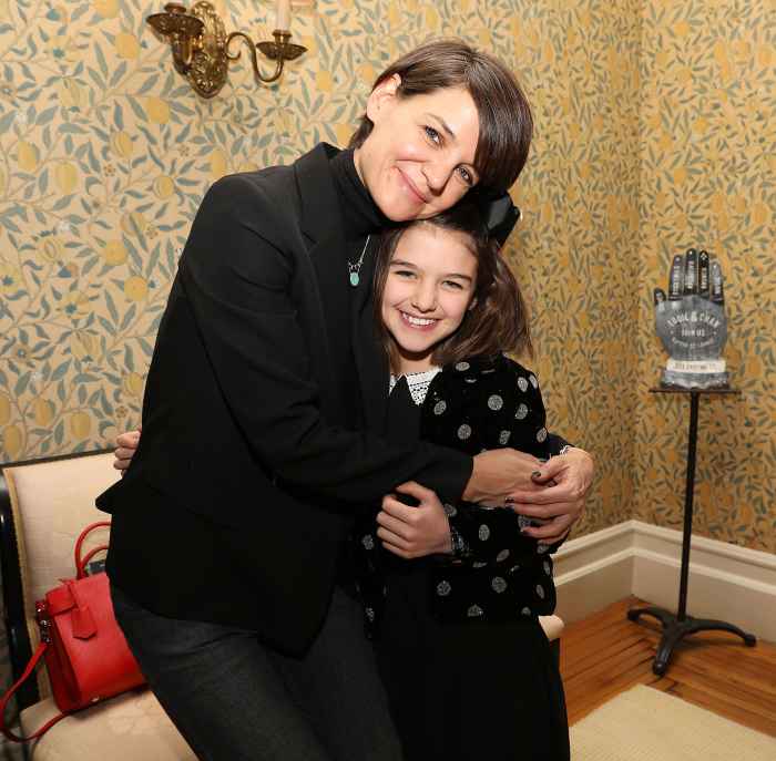 Katie Holmes and Suri Cruise Long Strange Trip Screening Intense Time Raising Daughter Suri Following Tom Cruise Split