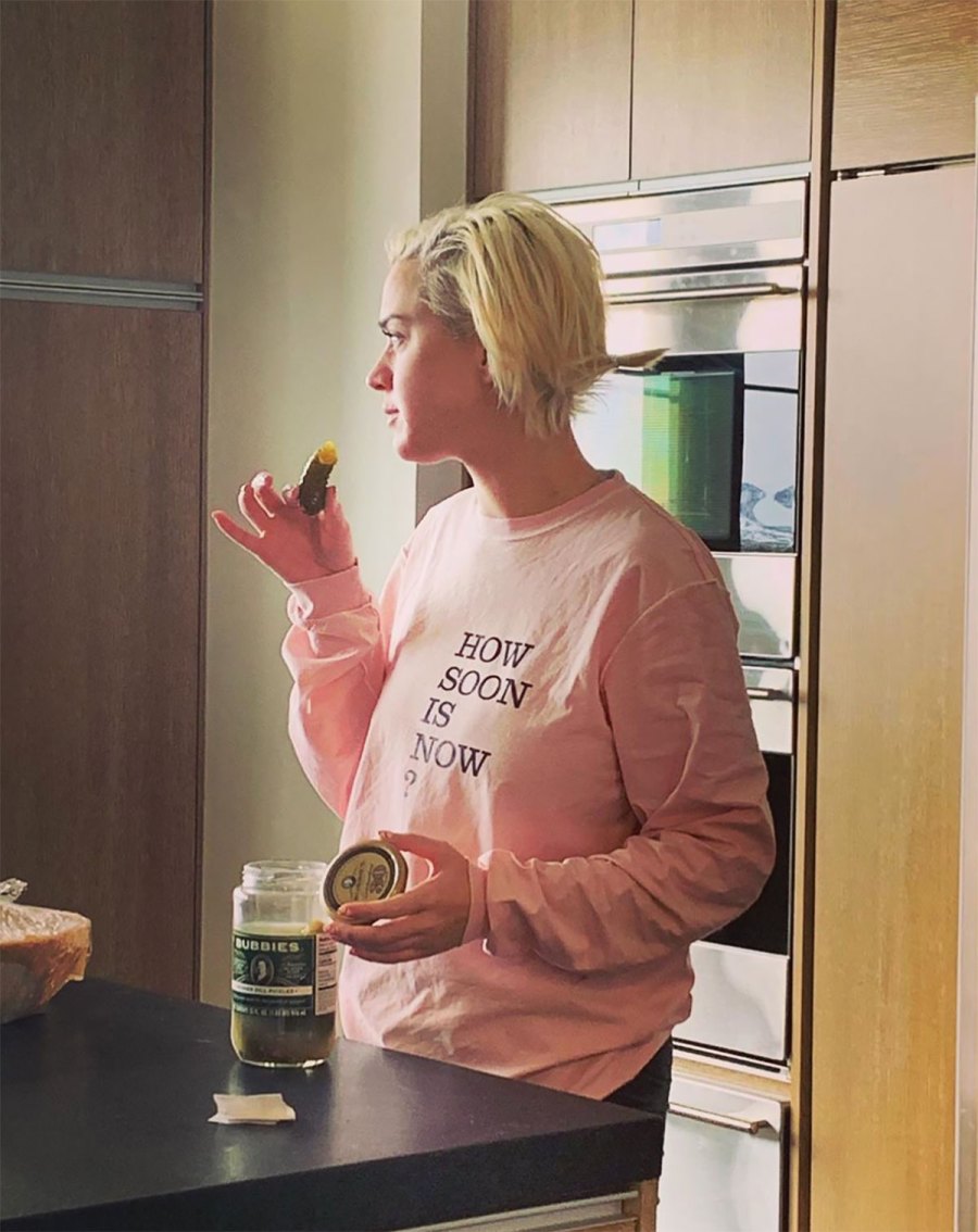 Katy Perry At-Home Maternity Style