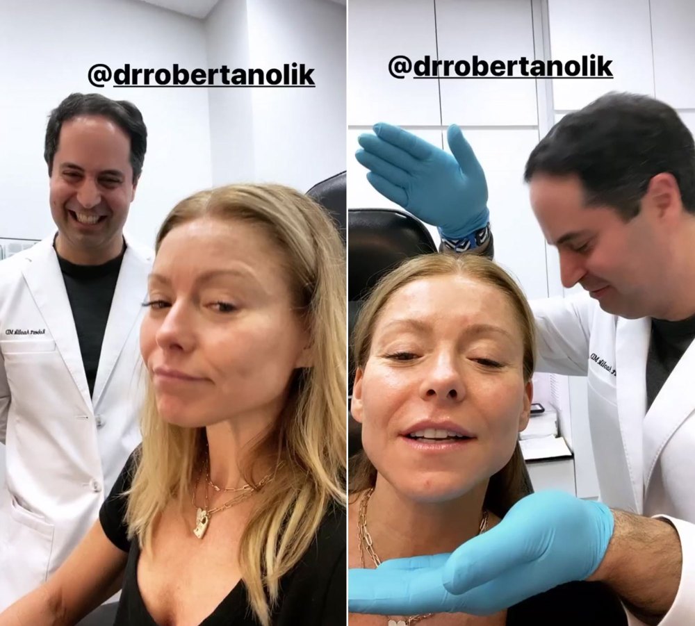 Kelly Ripa Botox Instagram Story