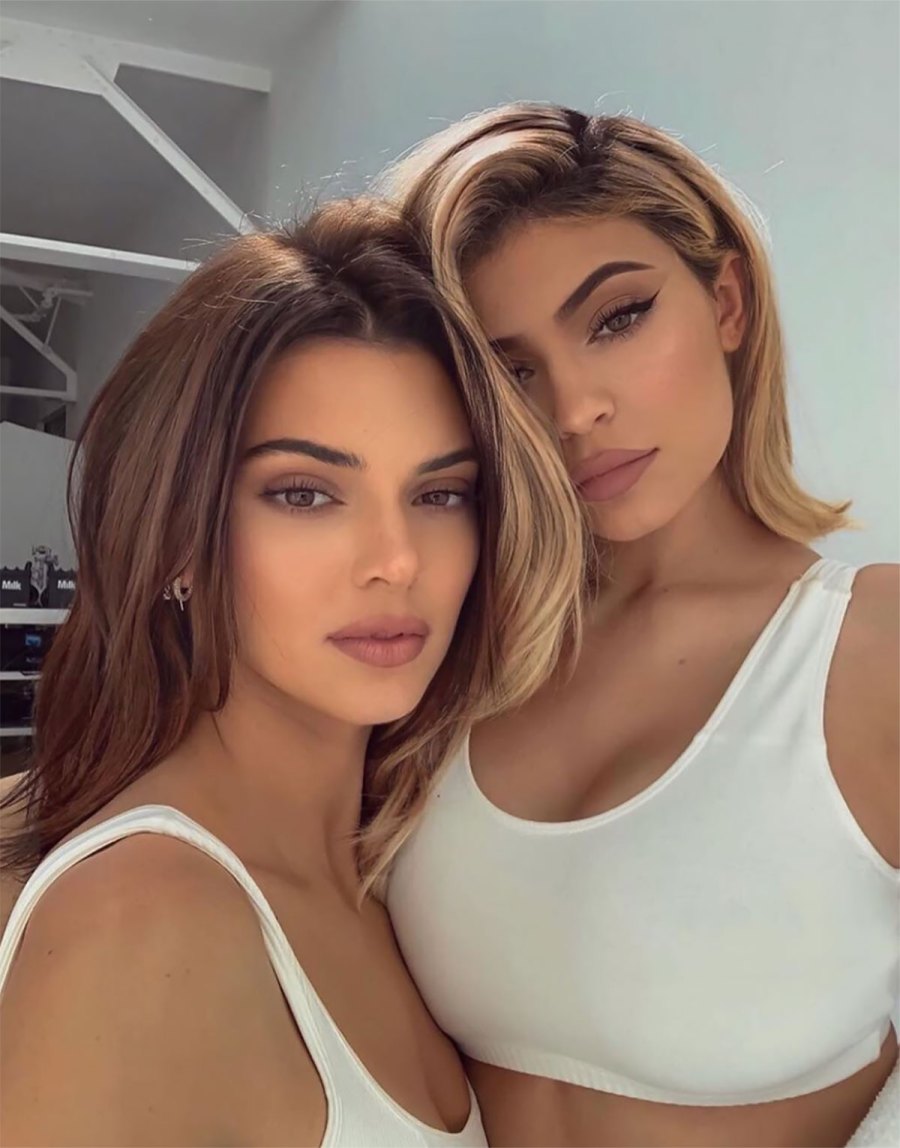 Kendall and Kylie Jenner Twinning Throwback Instagram