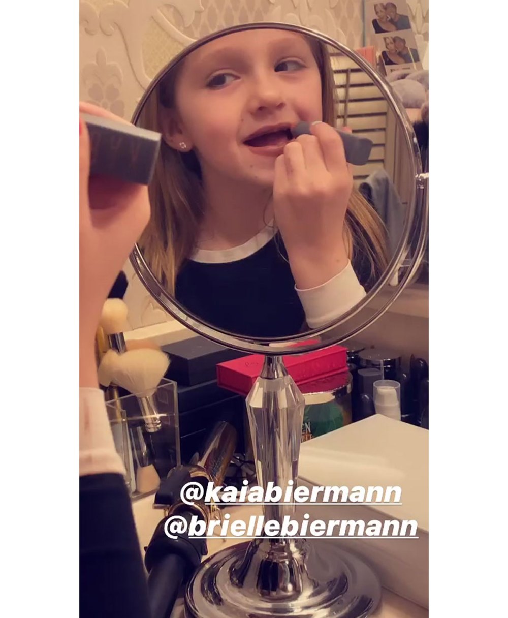 Kim Zolciak's 6-Year-Old Daughter Kaia Biermann Applies Lipstick Like a Pro