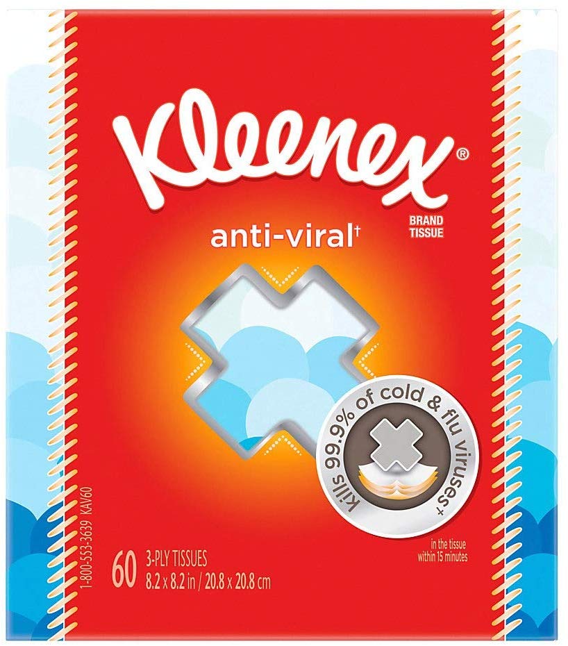 Kleenex Anti-Viral Facial Tissues