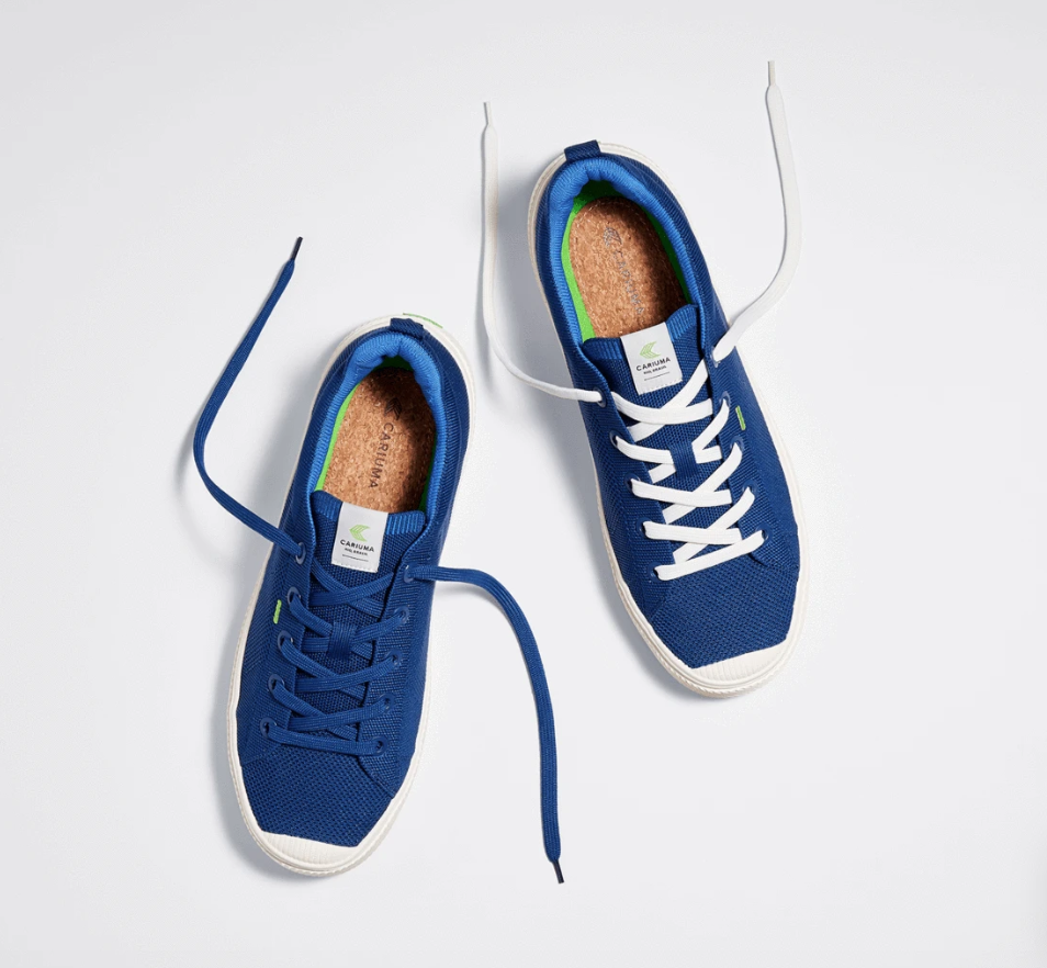Knit sneakers (Mineral Blue)