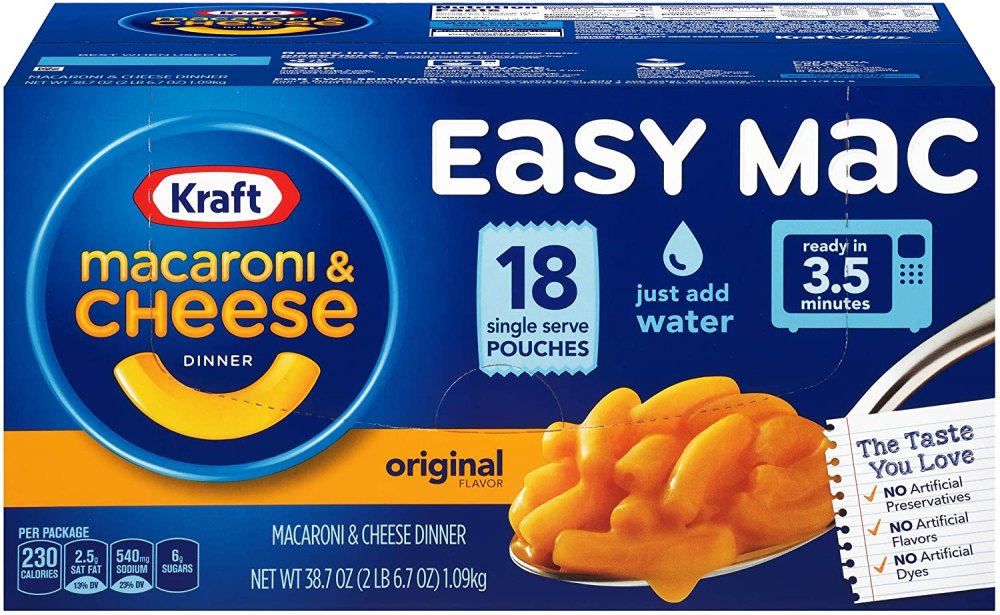 Kraft Easy Mac Microwavable Macaroni & Cheese