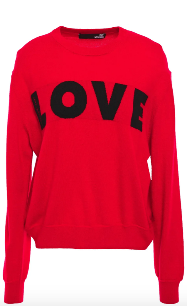 This Moschino 60% off Sweater Can Help You Stay Cozy Indoors | Us Weekly