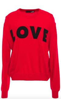 This Moschino 60% off Sweater Can Help You Stay Cozy Indoors
