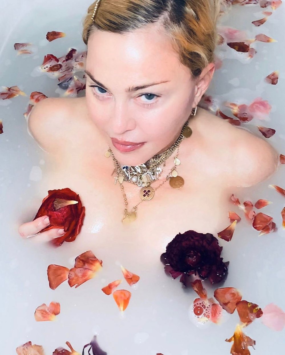 Madonna Receives Backlash After Calling Coronavirus the Greatest Equalizer in Bathtub Video