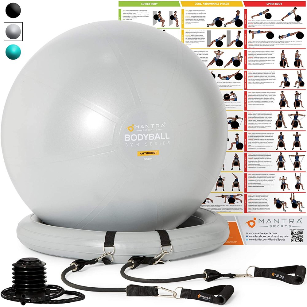 Mantra Sports Bodyball Exercise Ball Chair