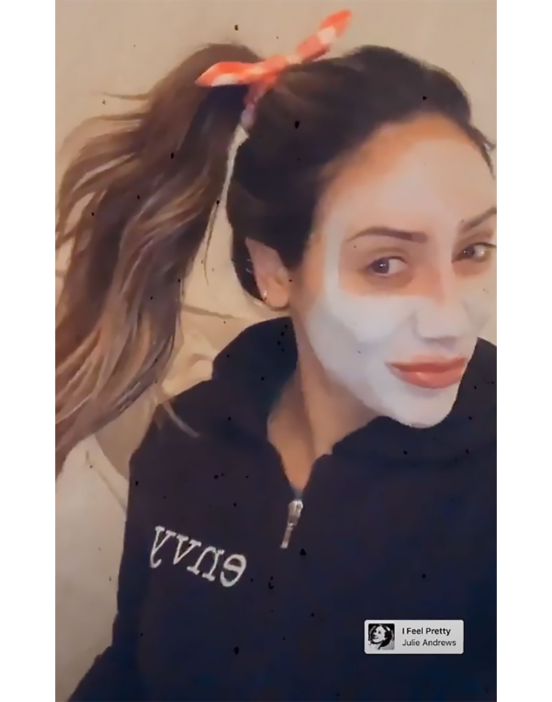 RHONJ's Melissa Gorga Practices Self-Care in a Face Mask