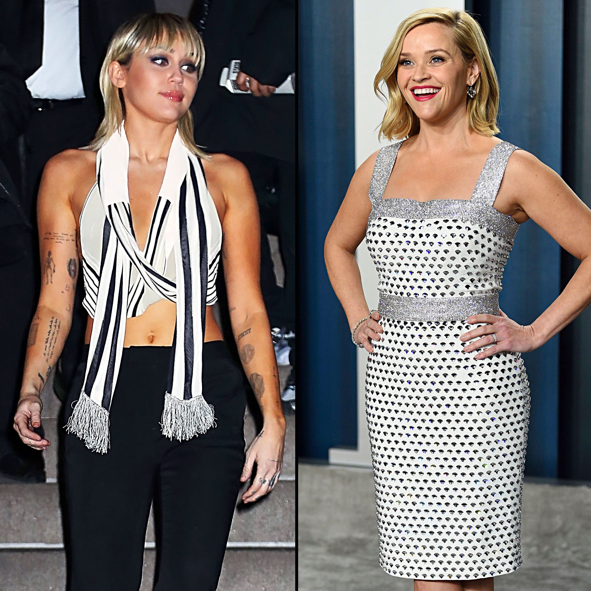 Miley Cyrus Blows Reese Witherspoon Mind With Piece TV Trivia