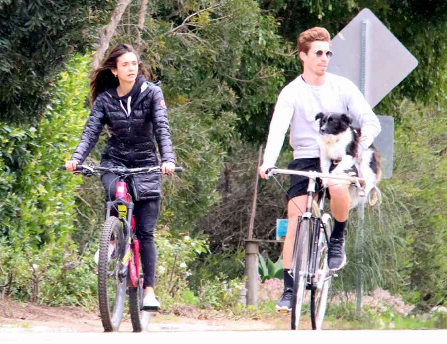 Nina Dobrev and Shaun White Spotted Biking in Malibu