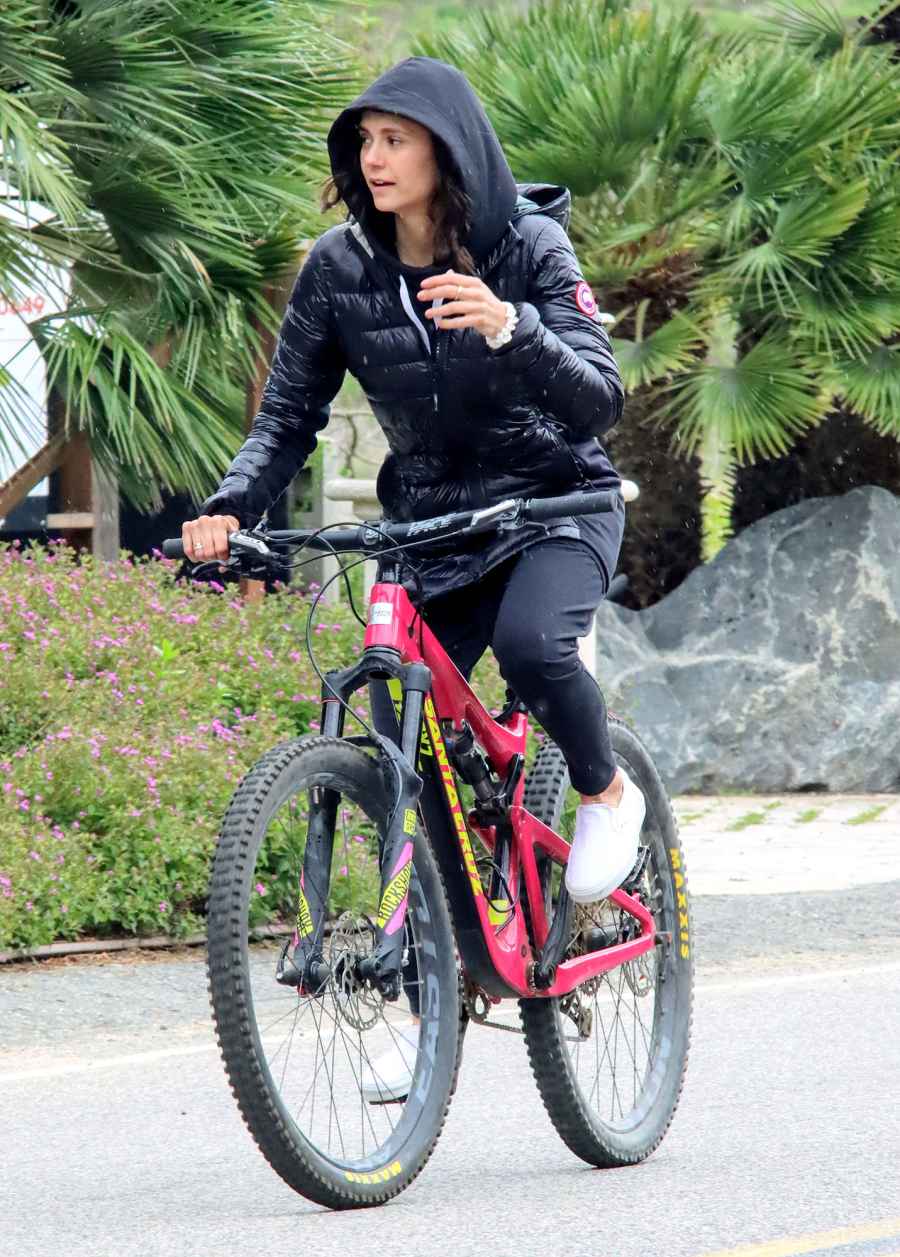 Nina Dobrev and Shaun White Spotted Biking in Malibu