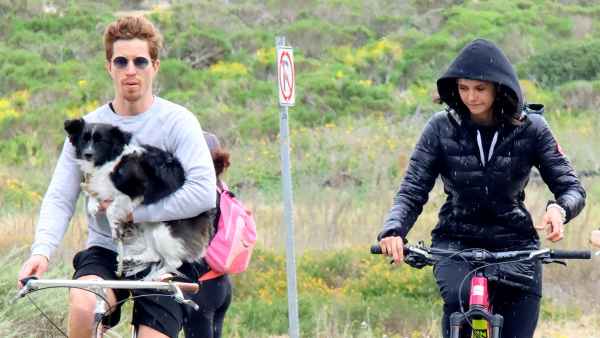 Nina Dobrev and Shaun White Spotted Biking in Malibu