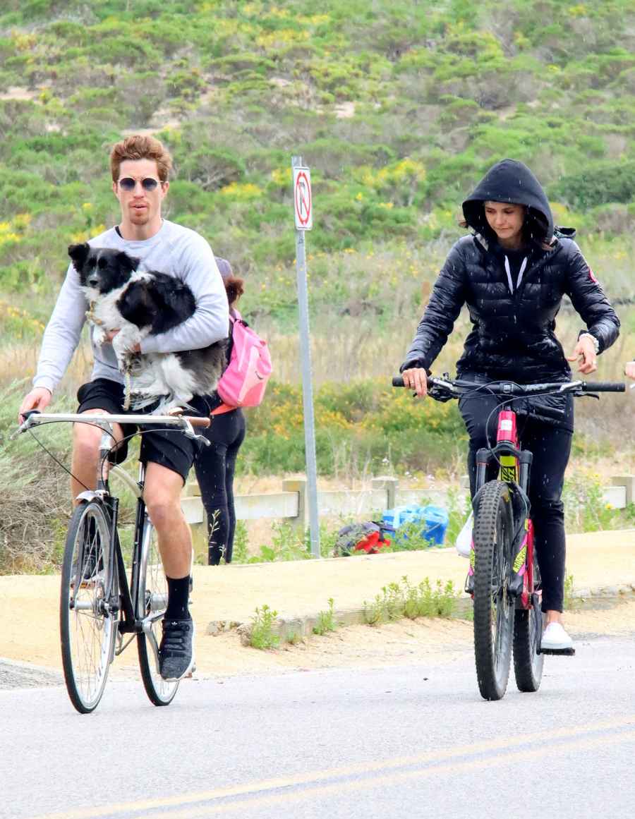 Nina Dobrev and Shaun White Spotted Biking in Malibu