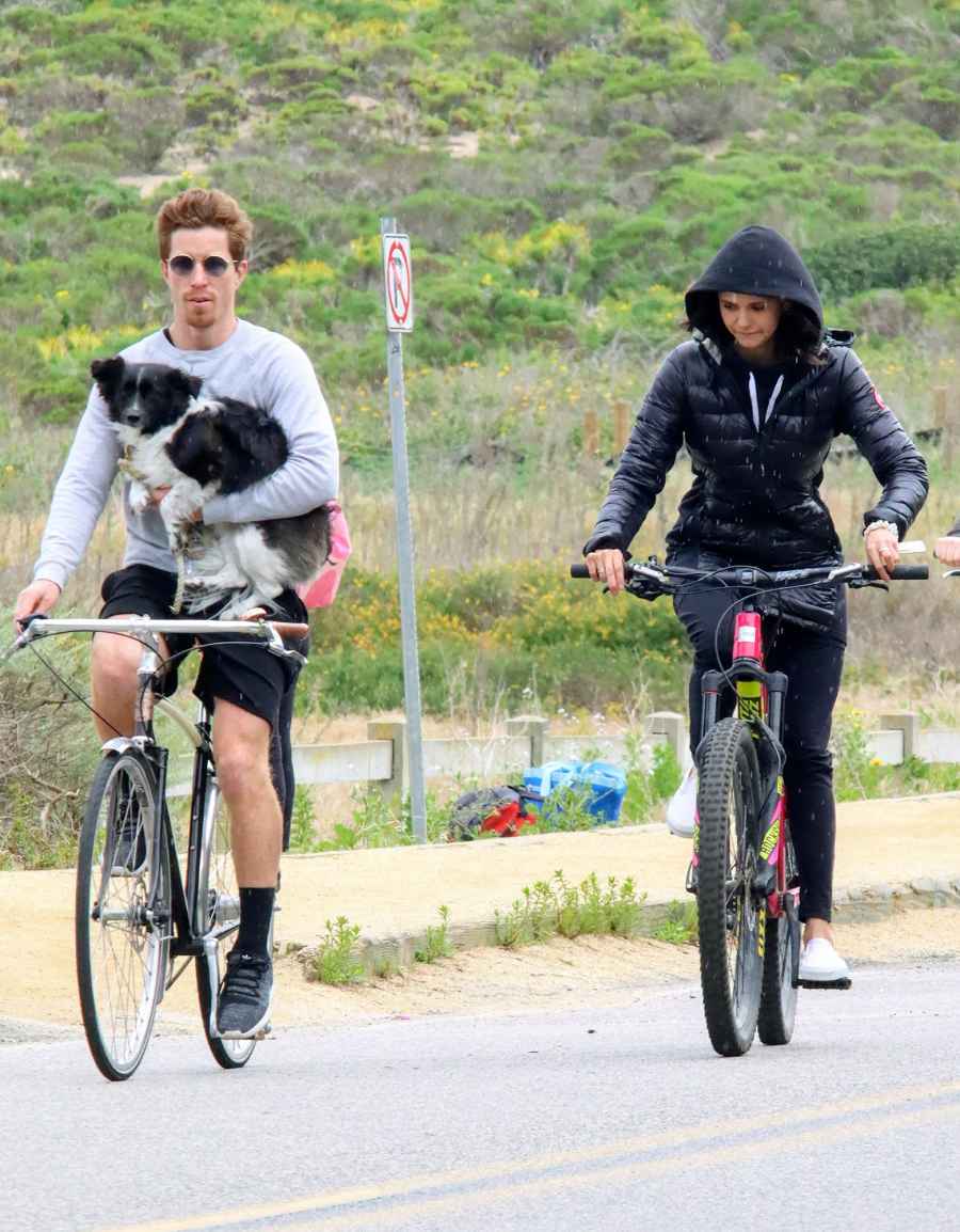 Nina Dobrev and Shaun White Spotted Biking in Malibu