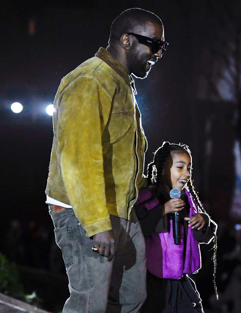 North West Sings Song at Kanye West Yeezy Show During Paris Fashion Week