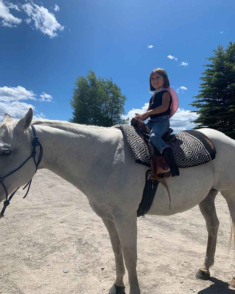 Penelope Disick Horseback Riding