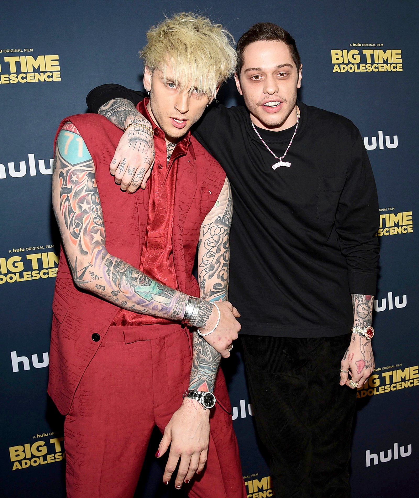 Pete-Davidson-Is-All-Smiles-During-Rare-Red-Carpet-Appearance